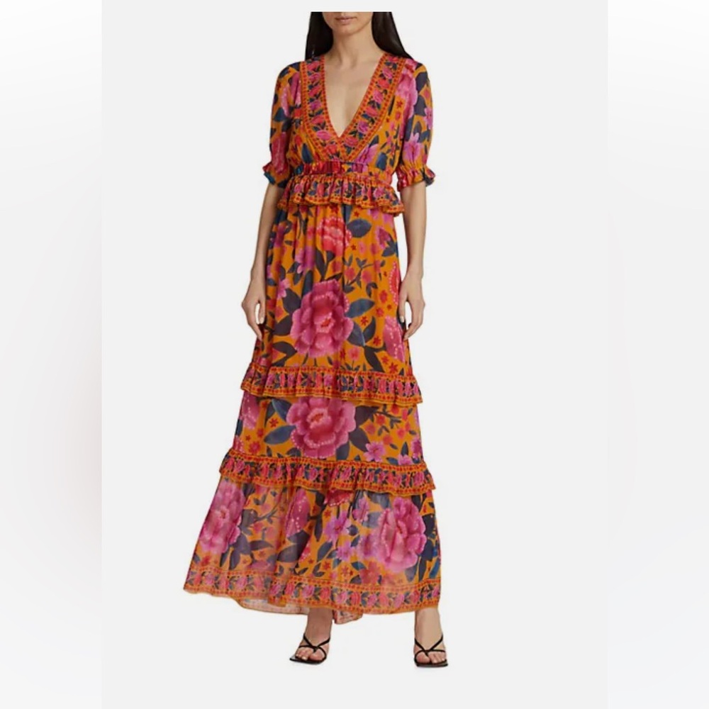 Farm Rio Floral Dream Maxi Dress